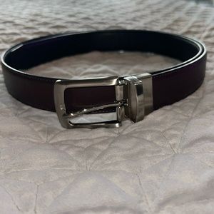 Size L 38-40 Men’s Leather Belt Reversible Black/Brown